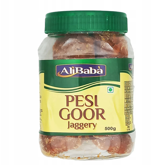 Pesi Goor Jaggery AliBaba 500g- pesi gur alibaba